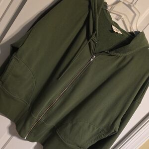 Terra & Sky Olive Fleece Jacket